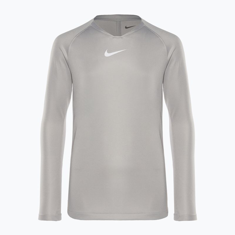 Dětské termo tričko longsleeve  Nike Dri-FIT Park First Layer pewter grey/white