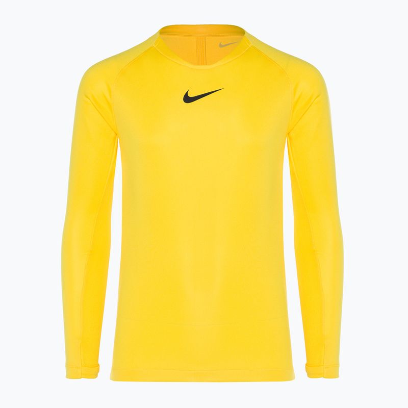 Dětské termo tričko longsleeve  Nike Dri-FIT Park First Layer tour yellow/black