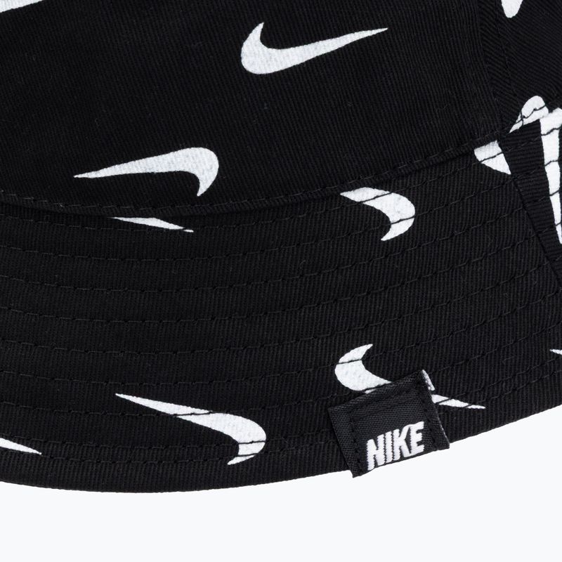 Dětský klobouk Nike Swoosh Print Bucket black 3
