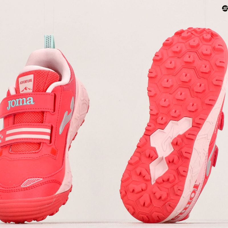 Joma J.Adventure 2210 oranžovo-růžová dětská běžecká obuv JADVW2210V 12