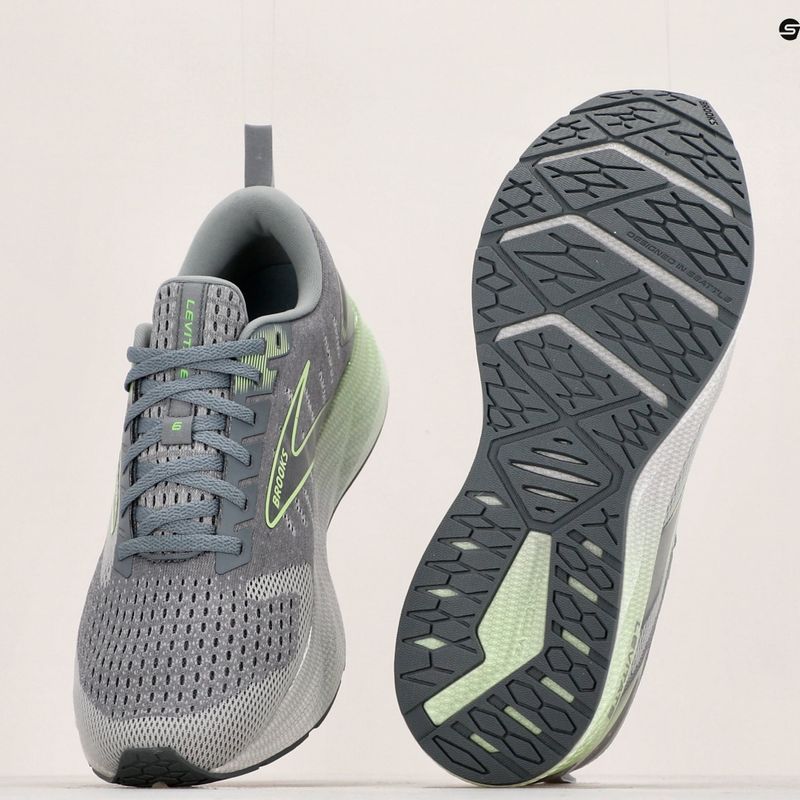 Brooks Levitate 6 pánské běžecké boty šedé 1103951D312 17
