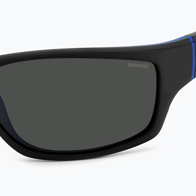 Pánské sluneční brýle Polaroid PLD 2135/S matte black blue/grey polarized 5