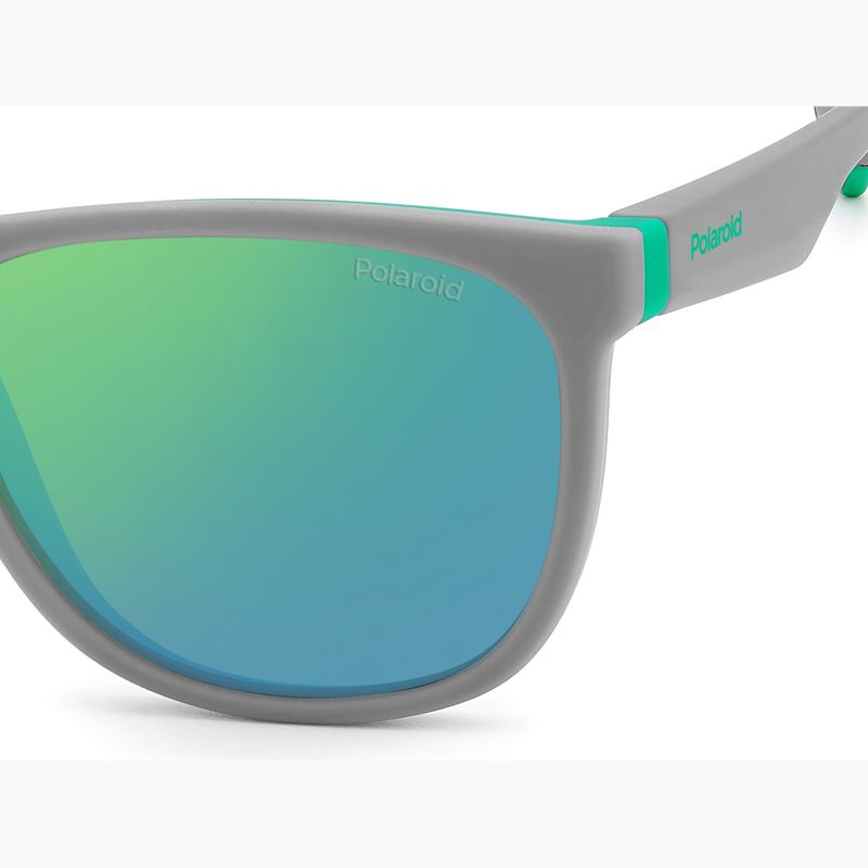 Dětské sluneční brýle Polaroid PLD 8049/S grey green/greygreen mirror polarized 5