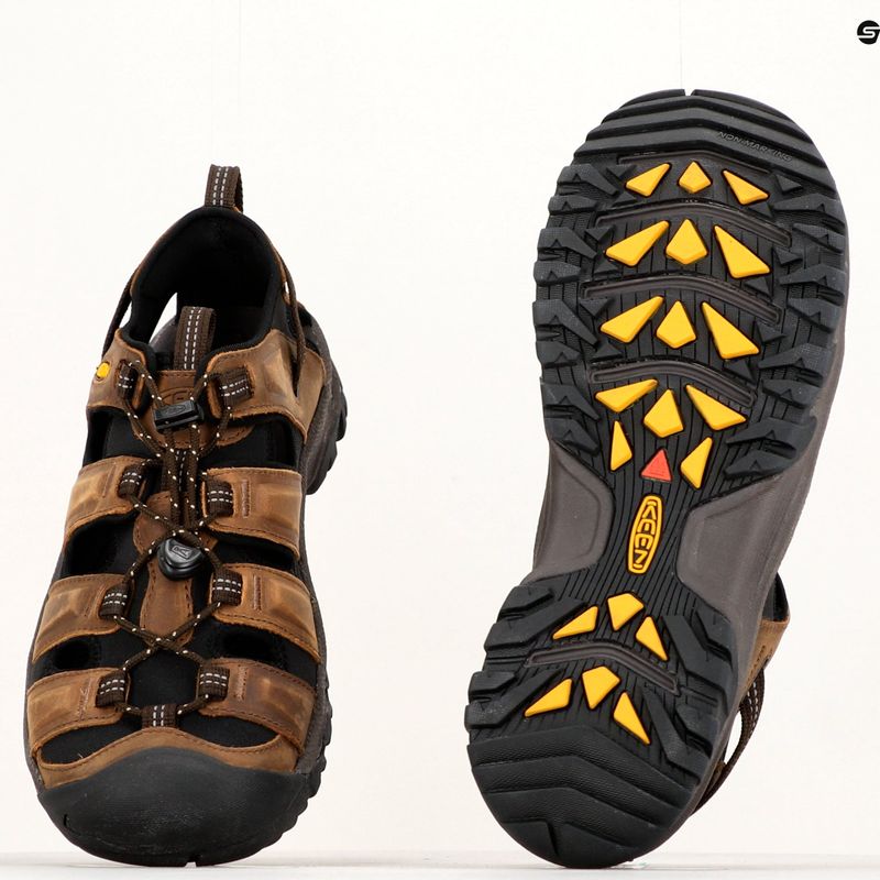 Pánské trekingové sandály Keen Targhee III hnědé 1022427 12