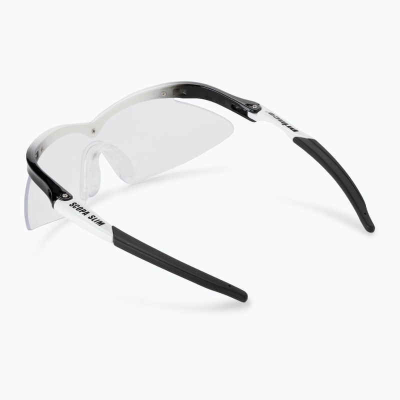 Brýle na squash Prince Scopa Slim black/white 6S823110 5