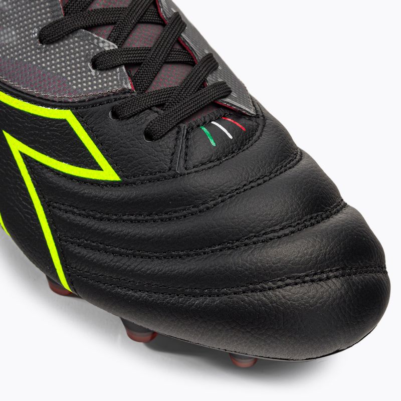 Pánské fotbalové kopačky Diadora Brasil Elite Veloce ITA LPX černo-bordó DD-101.178785-D0136-43 7