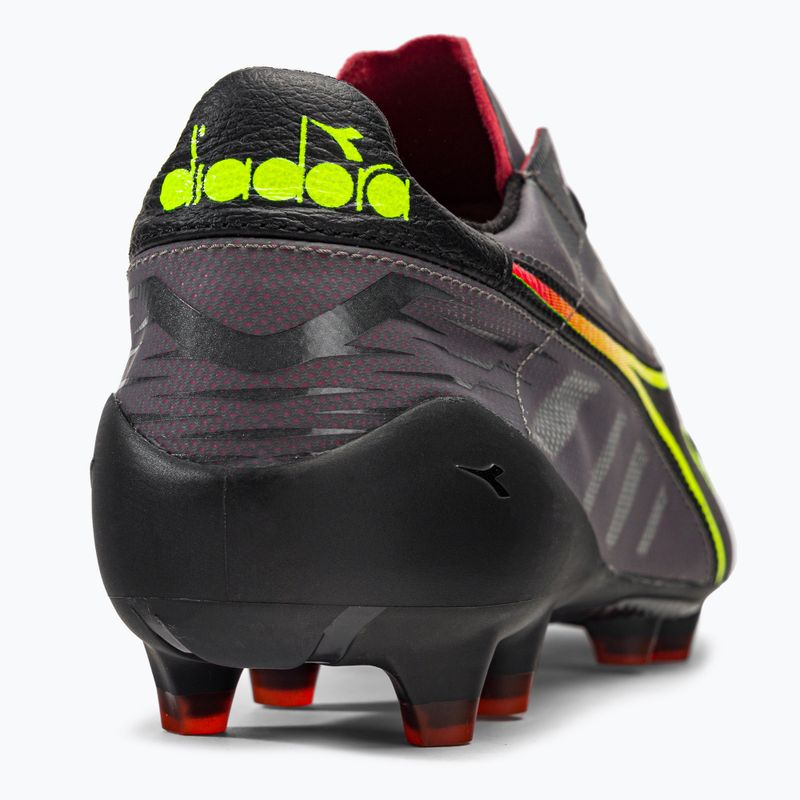 Pánské fotbalové kopačky Diadora Brasil Elite Veloce ITA LPX černo-bordó DD-101.178785-D0136-43 9