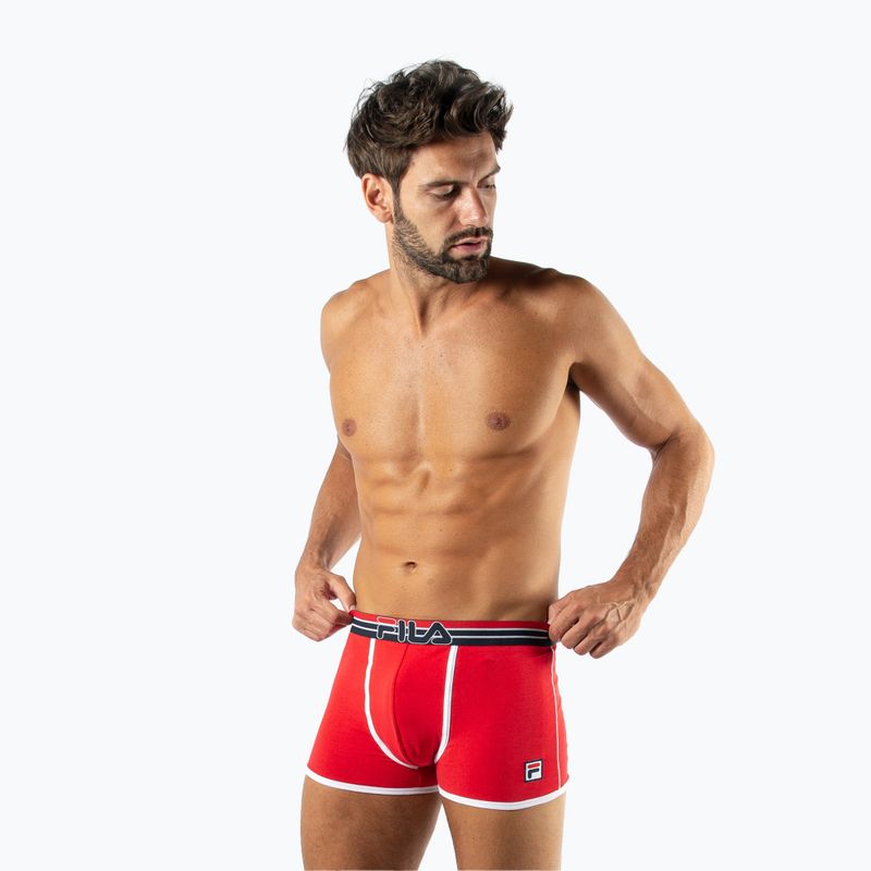 Pánské boxerky FILA FU5077 red 4