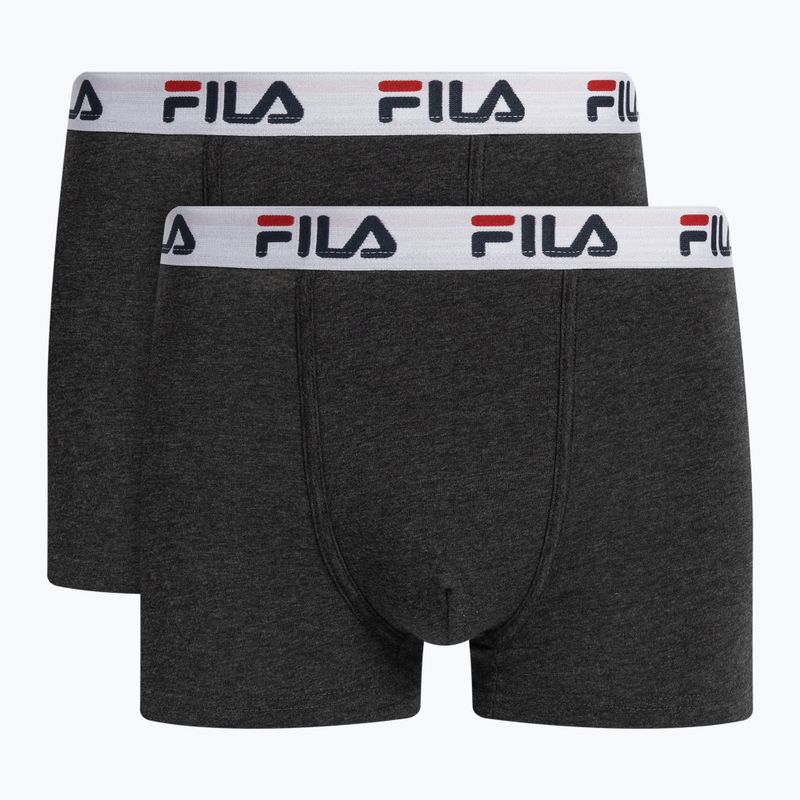 Pánské boxerky FILA FU5016/2 anthracite melange