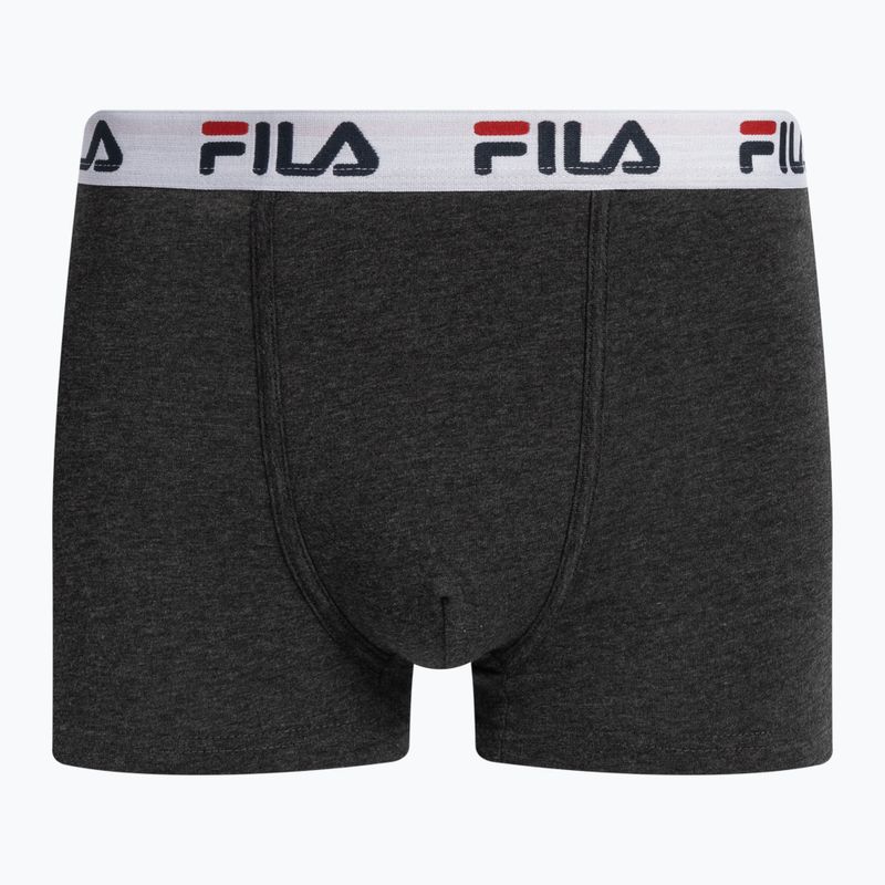 Pánské boxerky FILA FU5016/2 anthracite melange 2