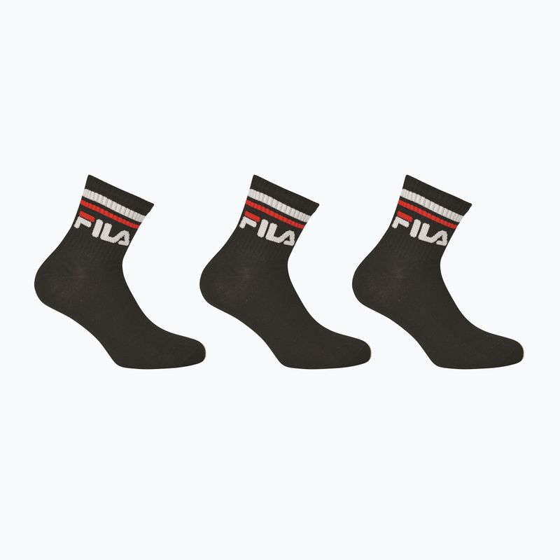 Ponožky Fila Unisex Quarter 3 Pack black 5