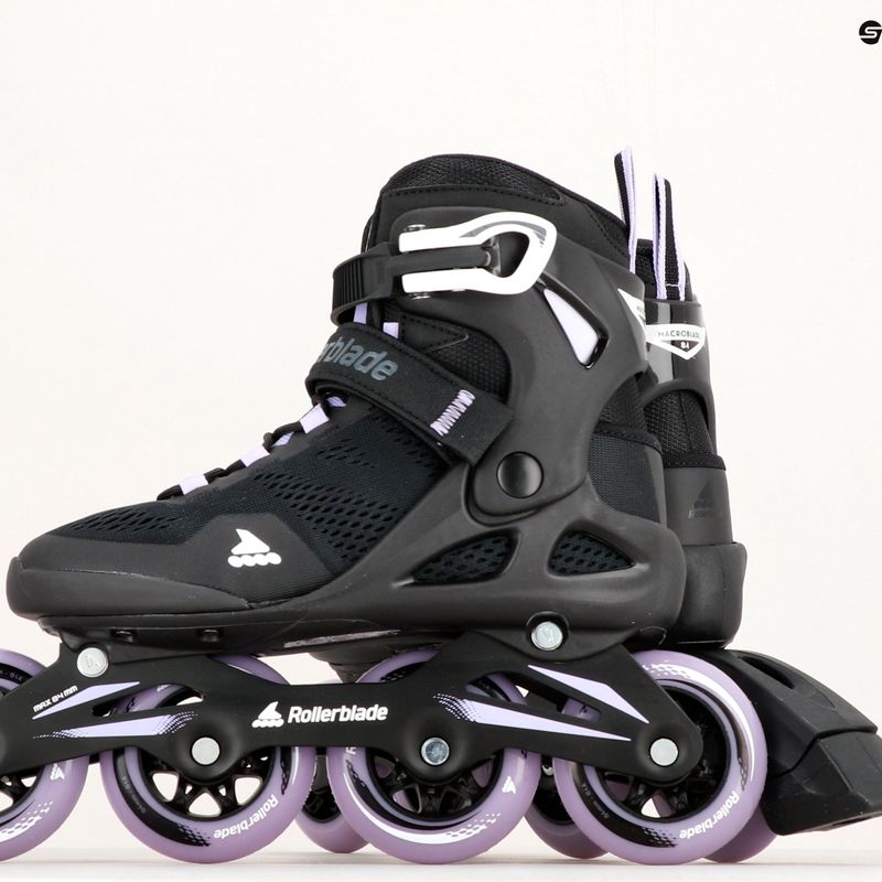 Rollerblade Macroblade 84 dámské kolečkové brusle černo-fialové 07370900 19
