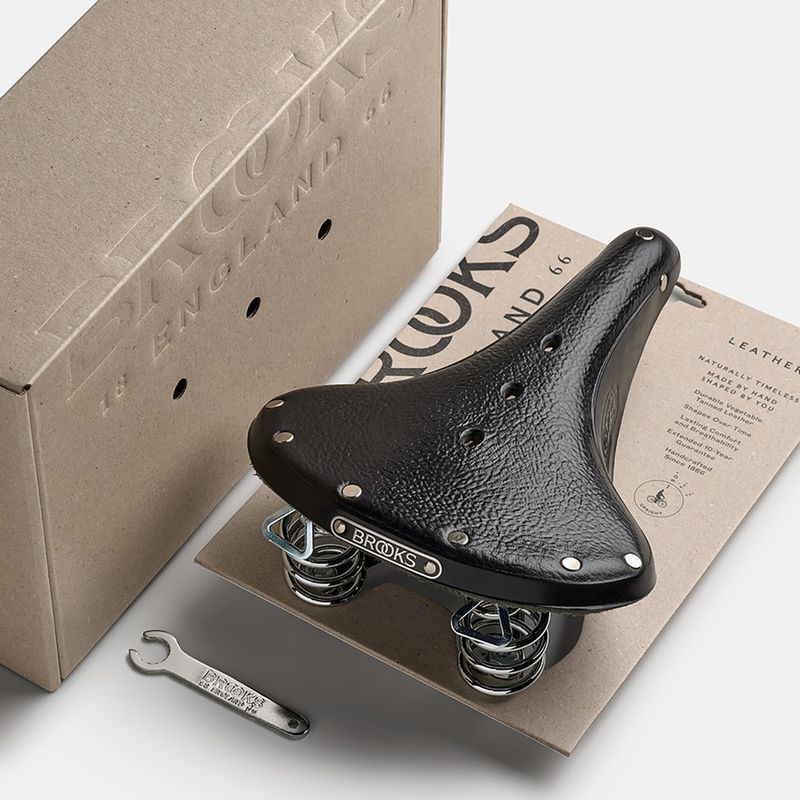Cyklistické sedlo Brooks England B66 black 8