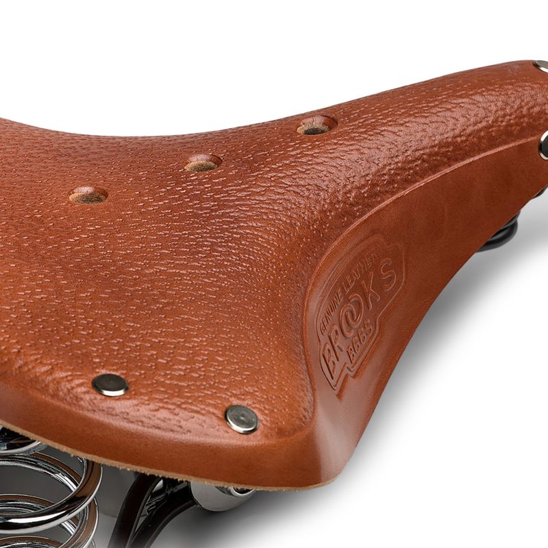 Cyklistické sedlo Sedlo Brooks England B66 Short honey bike 6