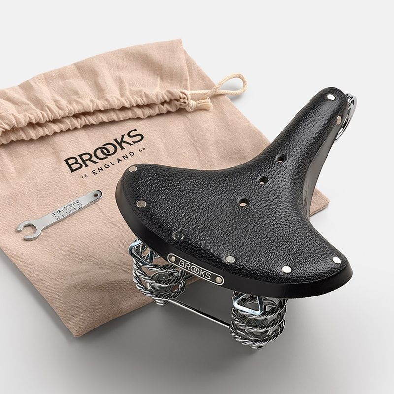 Cyklistické sedlo Brooks England B33 black 8