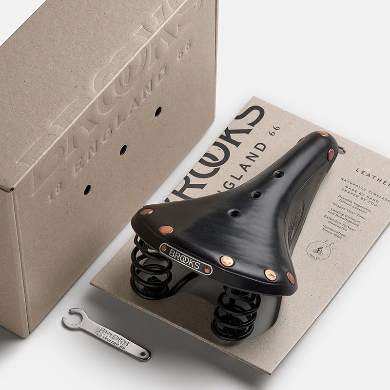 Cyklistické sedlo Brooks England Flyer Special black 8