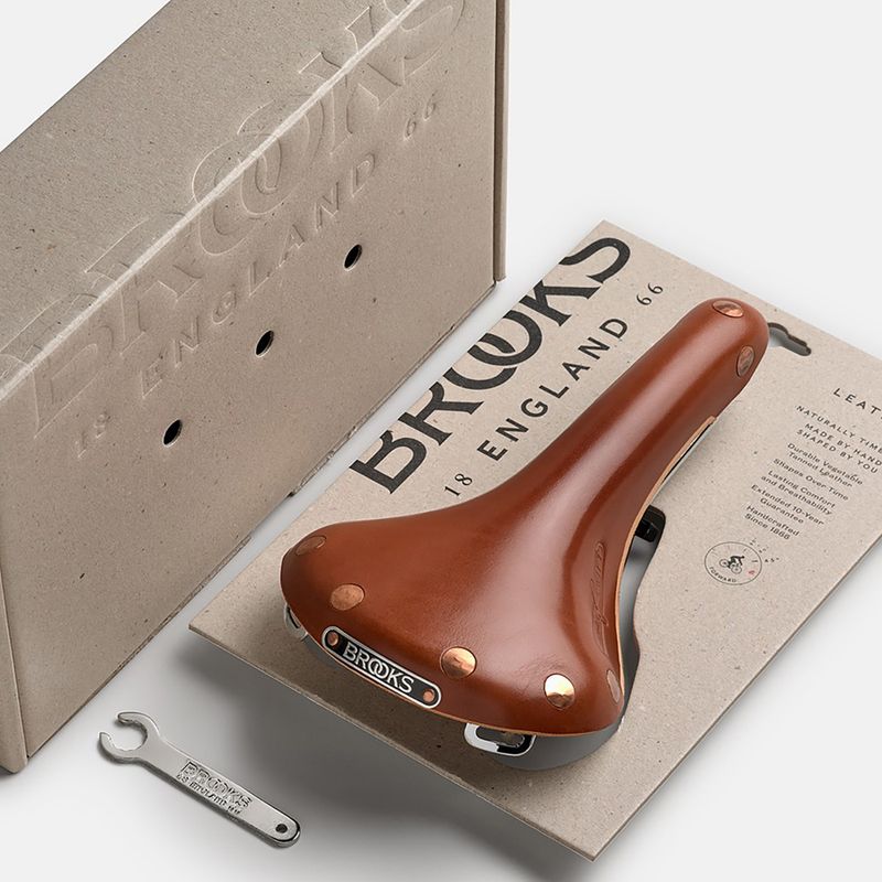 Cyklistické sedlo Brooks England Swift honey 8