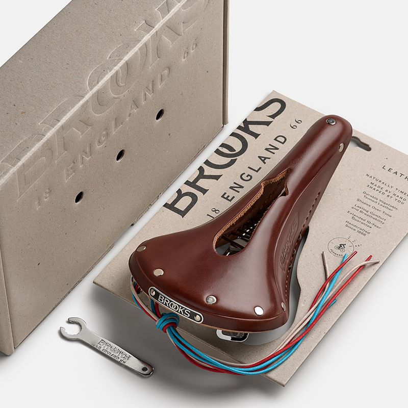 Cyklistické sedlo Brooks England B17 Narrow carved brown 8