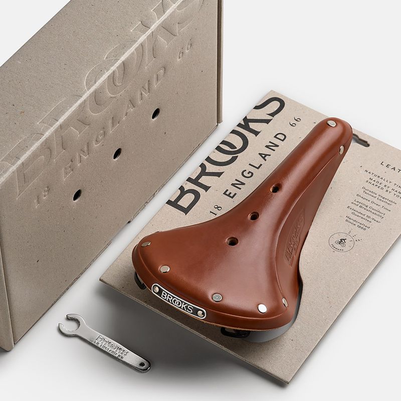 Cyklistické sedlo Brooks England B17 Narrow honey 8