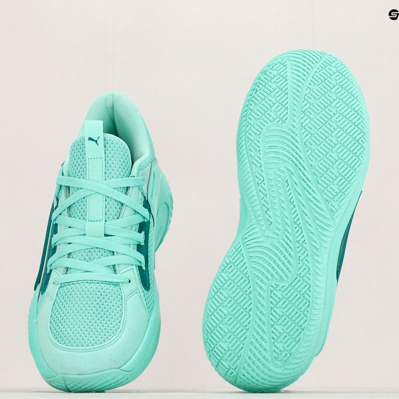 Pánská basketbalová obuv PUMA Court Rider electric peppermint/green lagoon 20