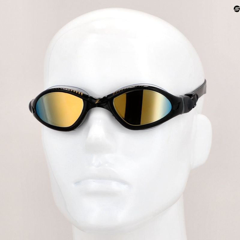 Plavecké brýle Zoggs Tiger LSR+ Titanium gold 461092 9