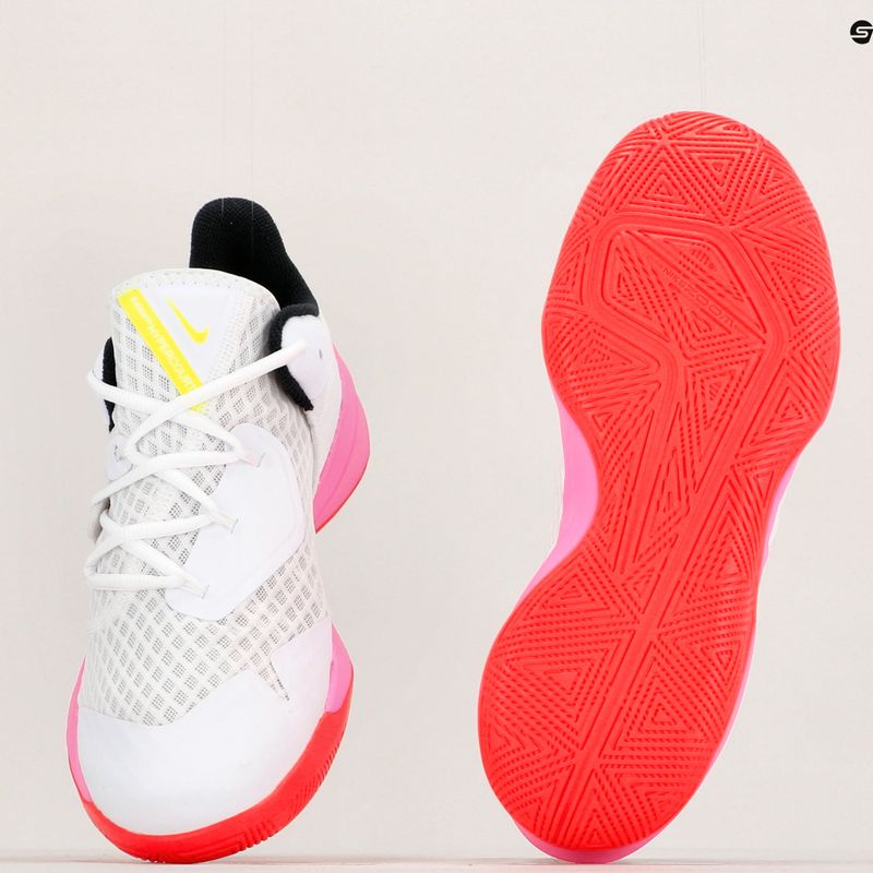 Tenisky na volejbal Nike Zoom Hyperspeed Court SE bílá/černá/žhavá červená 12