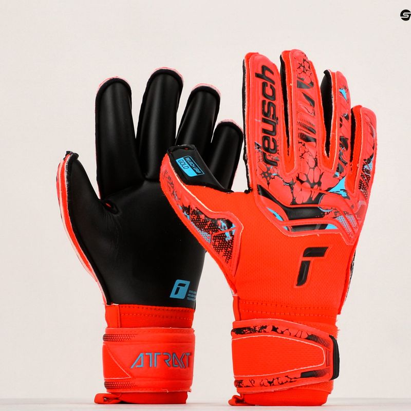 Reusch Attrakt Gold Roll Finger Brankářské rukavice červené 5370137-3333 10