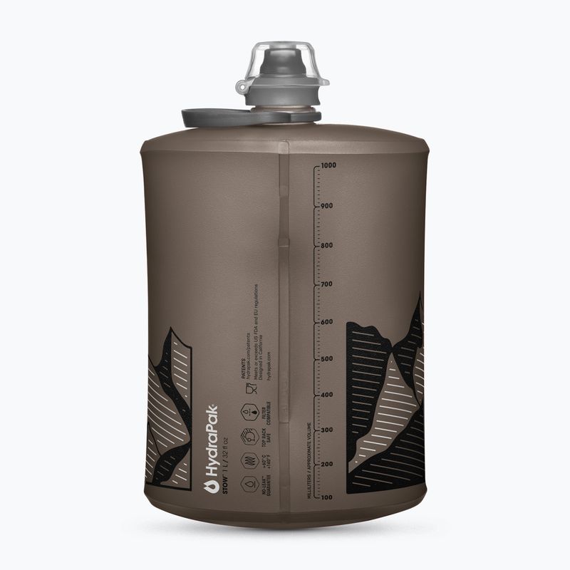 Turistická láhev HydraPak Stow 1000 ml mammoth grey 2