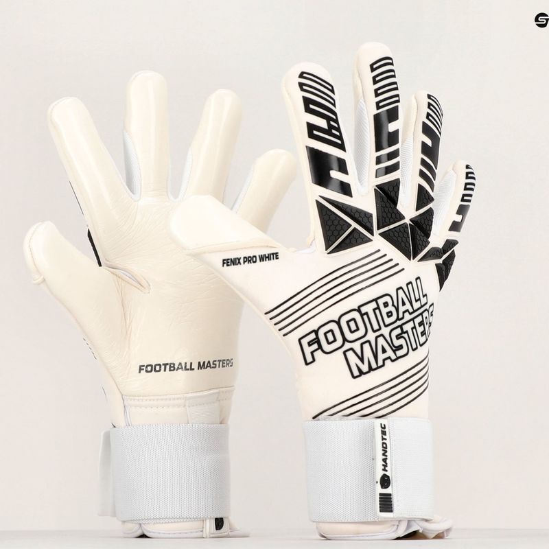 Football Masters Fenix Pro brankářské rukavice bílé 1174-4 8