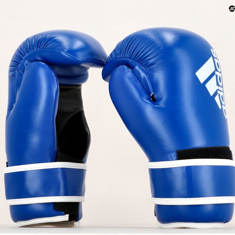 Boxerské rukavice adidas Point Fight Adikbpf100 modro-bílé ADIKBPF100 9
