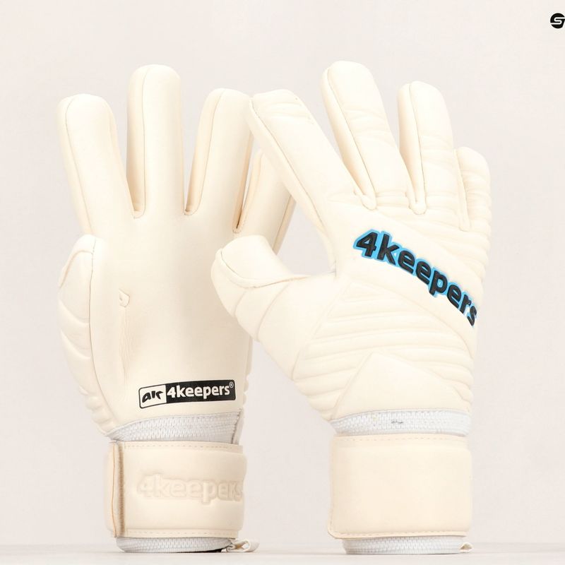 Brankářské rukavice 4keepers Retro IV NC bílé 4KRETROIVNC 11