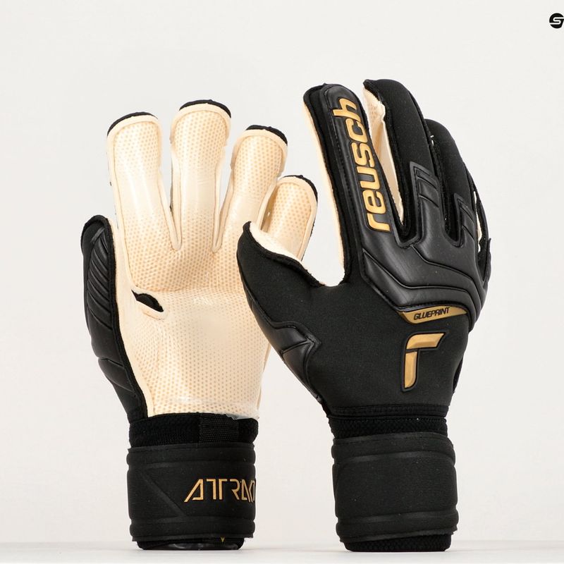 Reusch Attrakt Gold X GluePrint Ortho-Tec brankářské rukavice černé 5270970 9