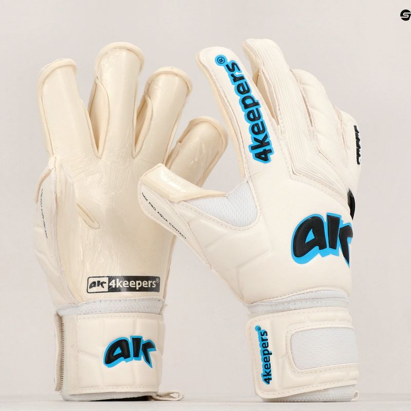 Dětské brankářské rukavice 4keepers Champ Aq Contact V Hb bílo-modré 11