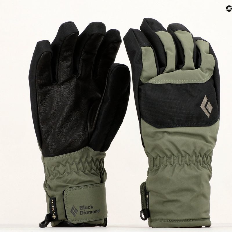 Lyžařské rukavice Black Diamond Mission Lt zelené BD8019189116LRG1 9