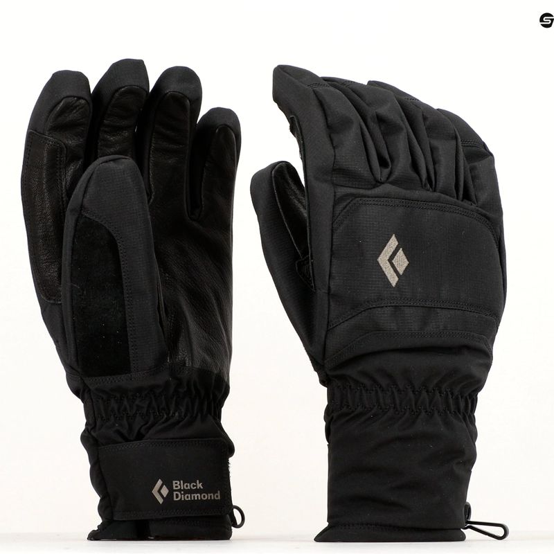 Lyžařské rukavice Black Diamond Mission černé BD8019160002LRG1 9