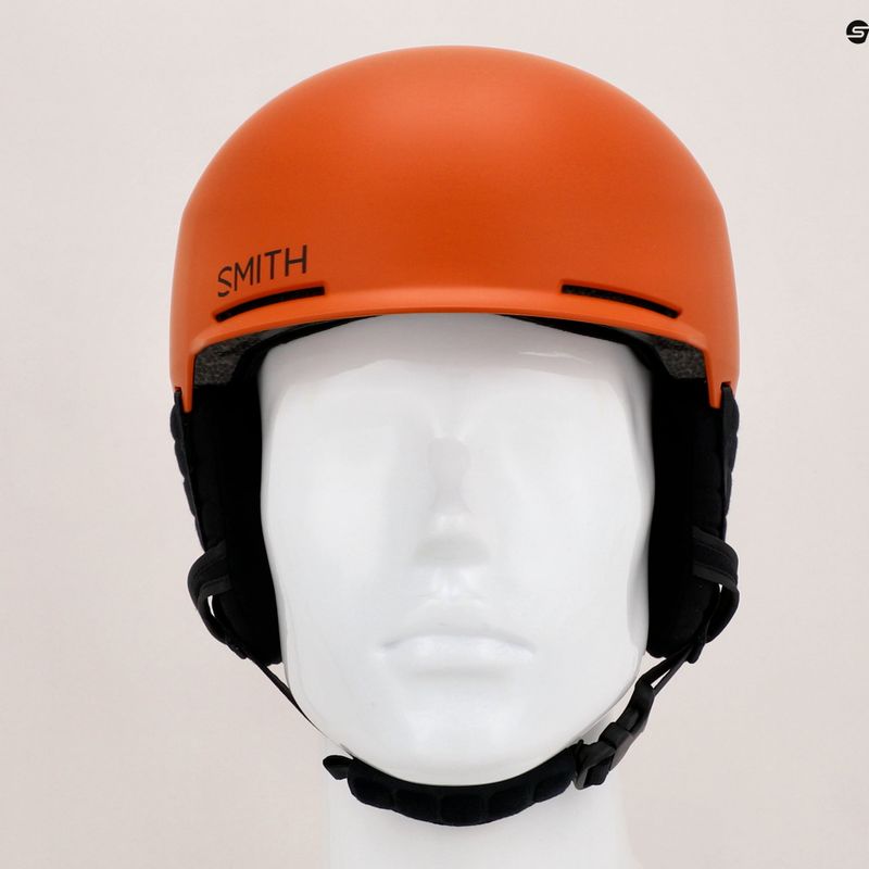 Lyžařská helma Smith Scout matte carnelian 10