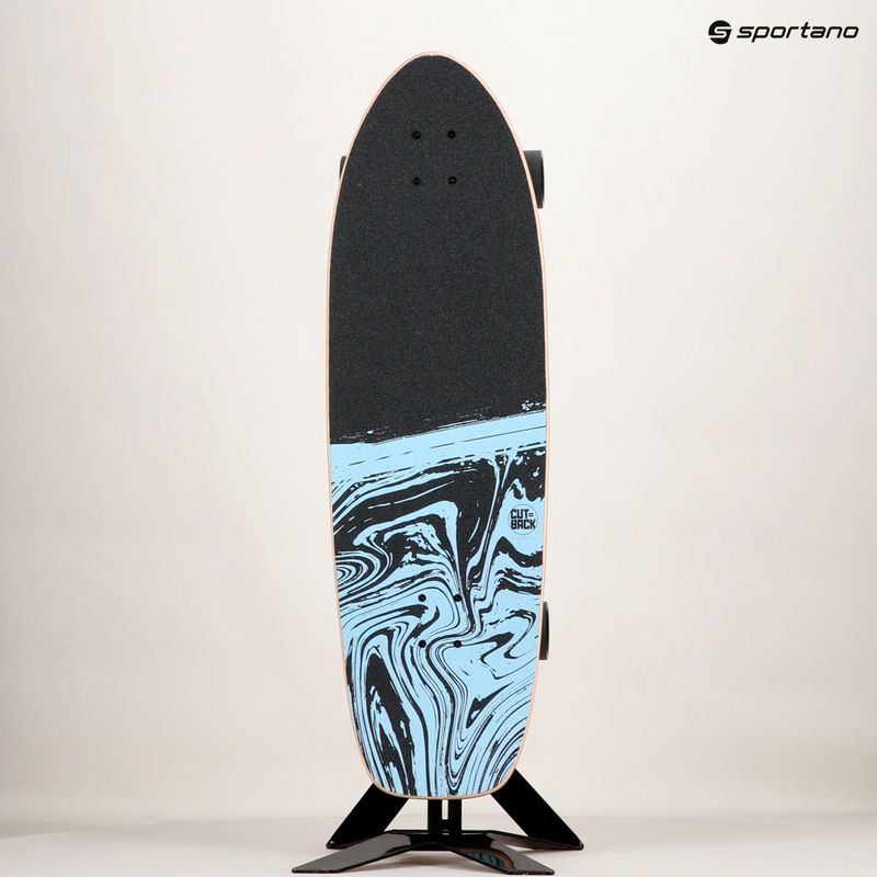 Surfskate Cutback Splash 34" bílo-modrý skateboard CUT-SUR-SPL 14