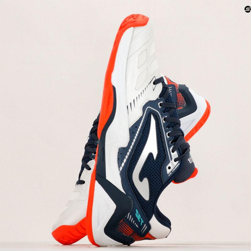 Pánská tenisová obuv Joma T.Set navy blue and white TSETS2332T 13