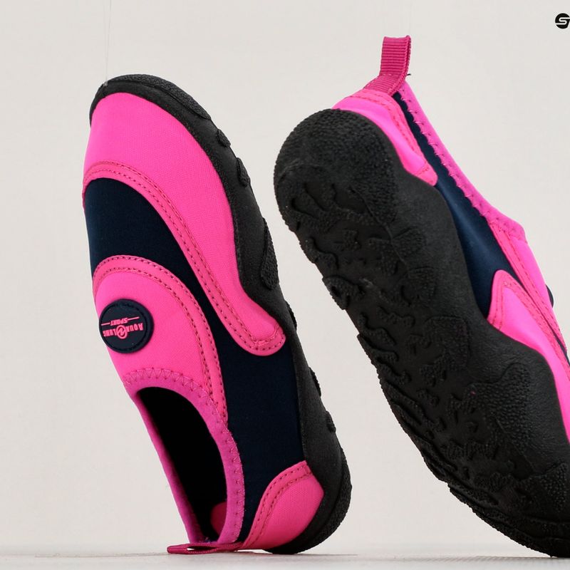 Dětské boty do vody Aqualung Beachwalker pink/navy blue 11