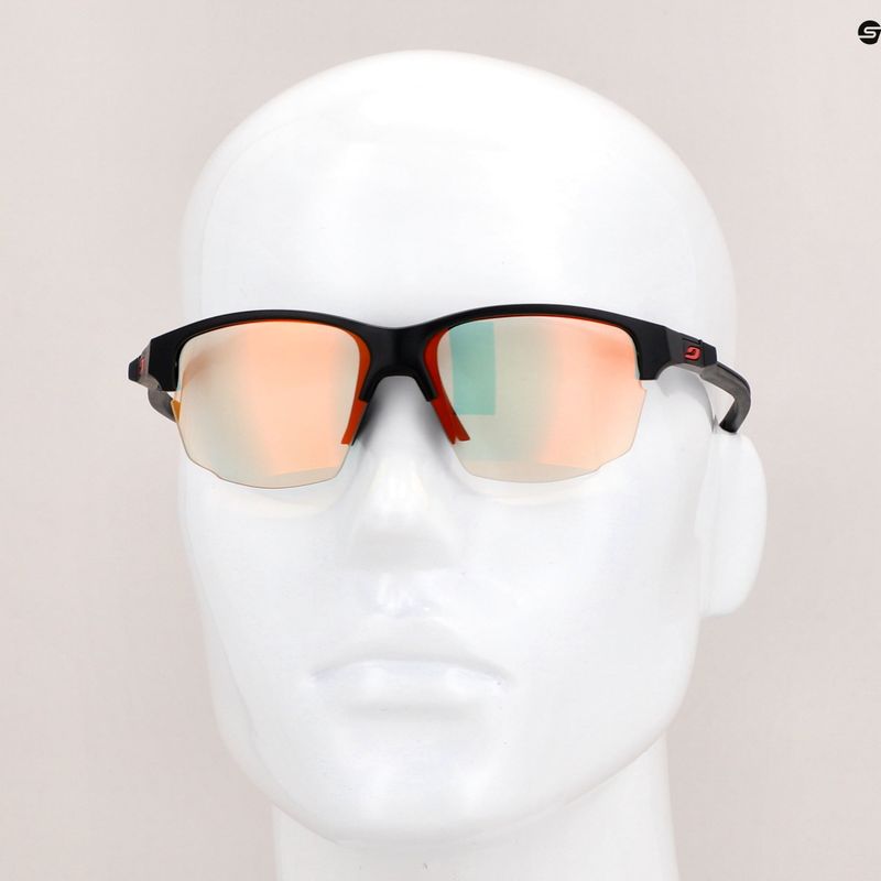 Julbo Split Reactiv 1-3 Light Amplifier matné černé/červené cyklistické brýle 11