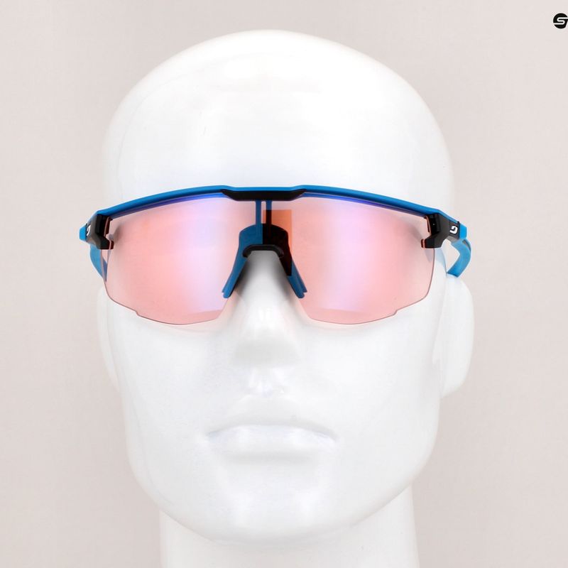 Cyklistické brýle Julbo Ultimate Reactiv 1-3 High Contrast matné modré/černé 9