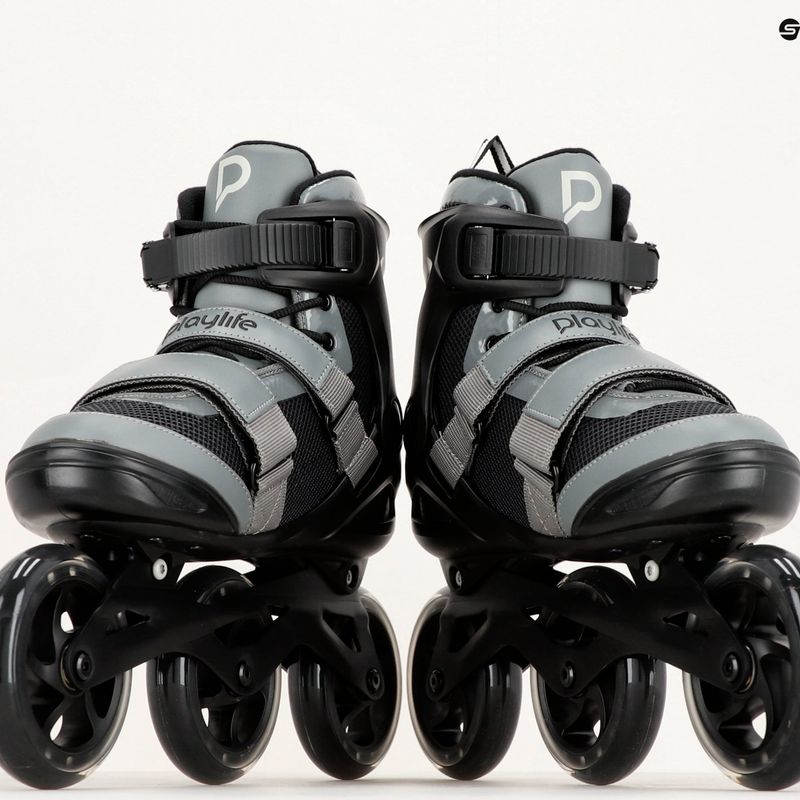 Pánské kolečkové brusle Playlife GT 110 black/grey 17