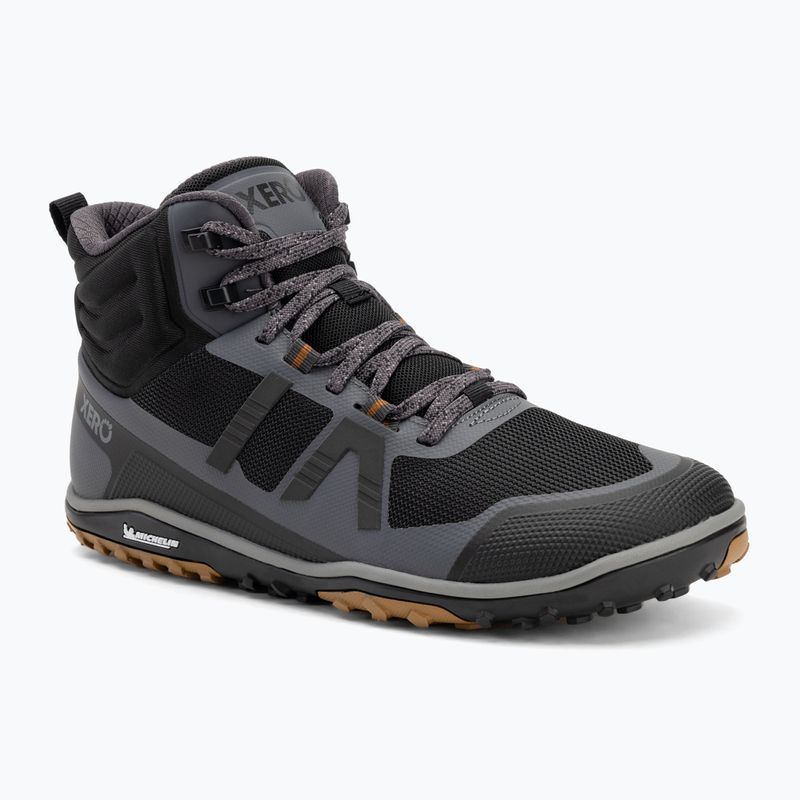 Pánské barefoot boty Xero Shoes Scrambler Mid II asphalt/ black