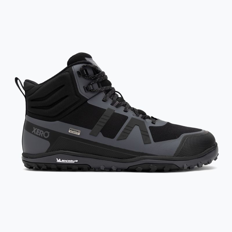Barefoot boty Xero Shoes Scrambler Mid II WP black/asphalt 2