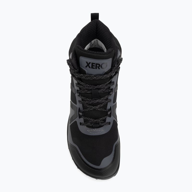Barefoot boty Xero Shoes Scrambler Mid II WP black/asphalt 5