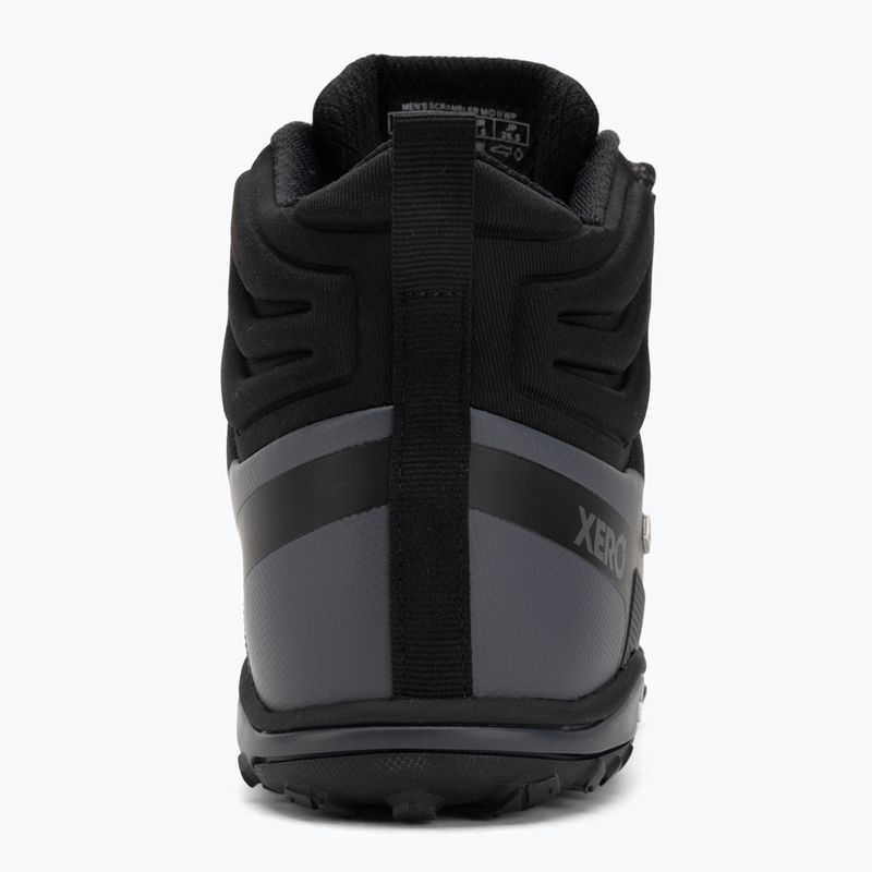 Barefoot boty Xero Shoes Scrambler Mid II WP black/asphalt 6