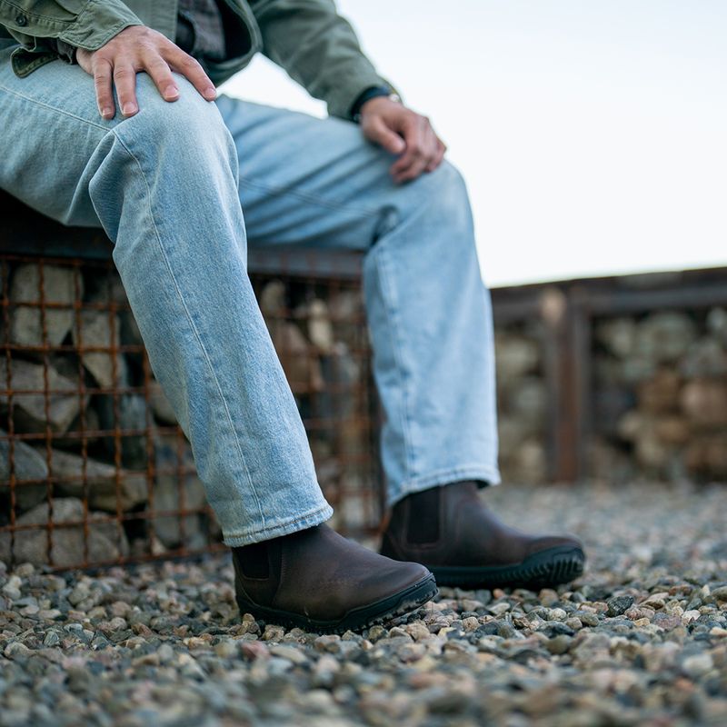 Barefoot boty Xero Shoes Ridgeway Chelsea dark brown 10