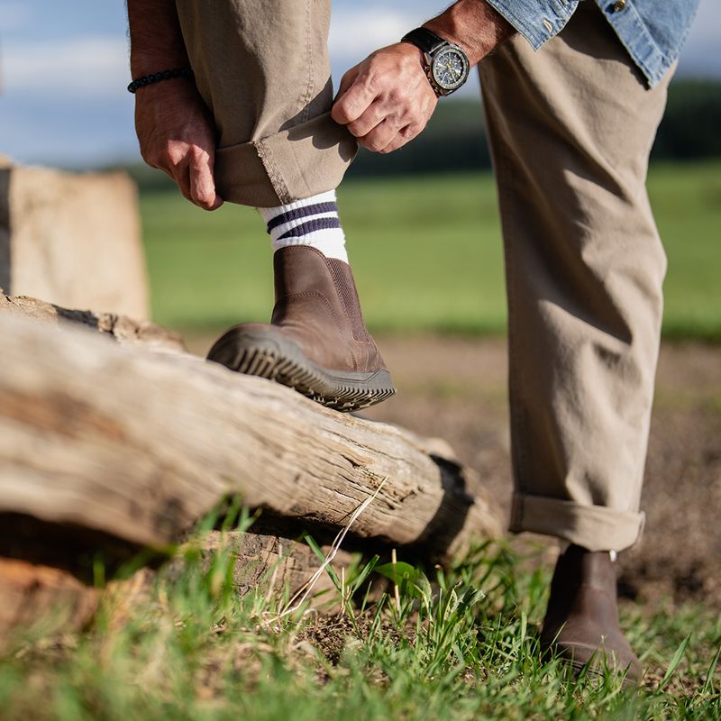 Barefoot boty Xero Shoes Ridgeway Chelsea dark brown 11