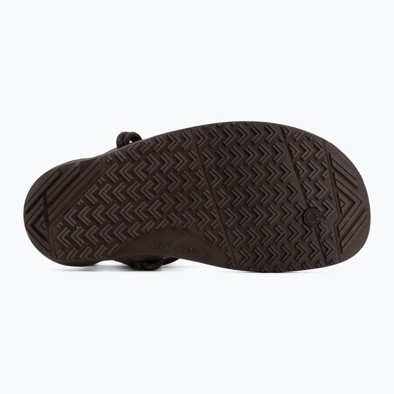 Pánské barefoot sandály Xero Shoes Aqua Cloud java/brown/dark/forest 4