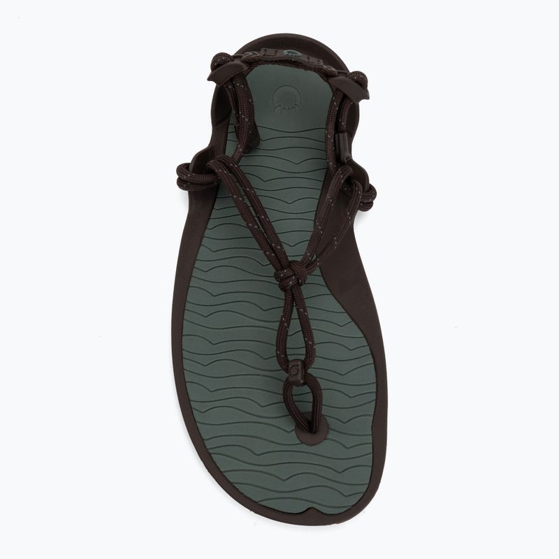 Pánské barefoot sandály Xero Shoes Aqua Cloud java/brown/dark/forest 5